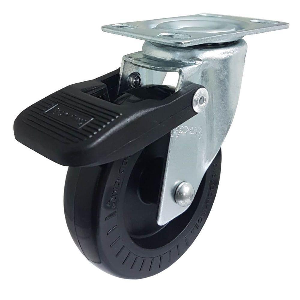 Rodízio Giratório Com Base 70 Kilos Glro 310 Pp - 118080 - Rod-car - 1