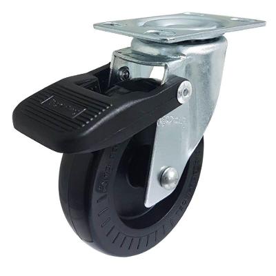 Rodízio Giratório Com Base 70 Kilos Glro 310 Pp - 118080 - Rod-car