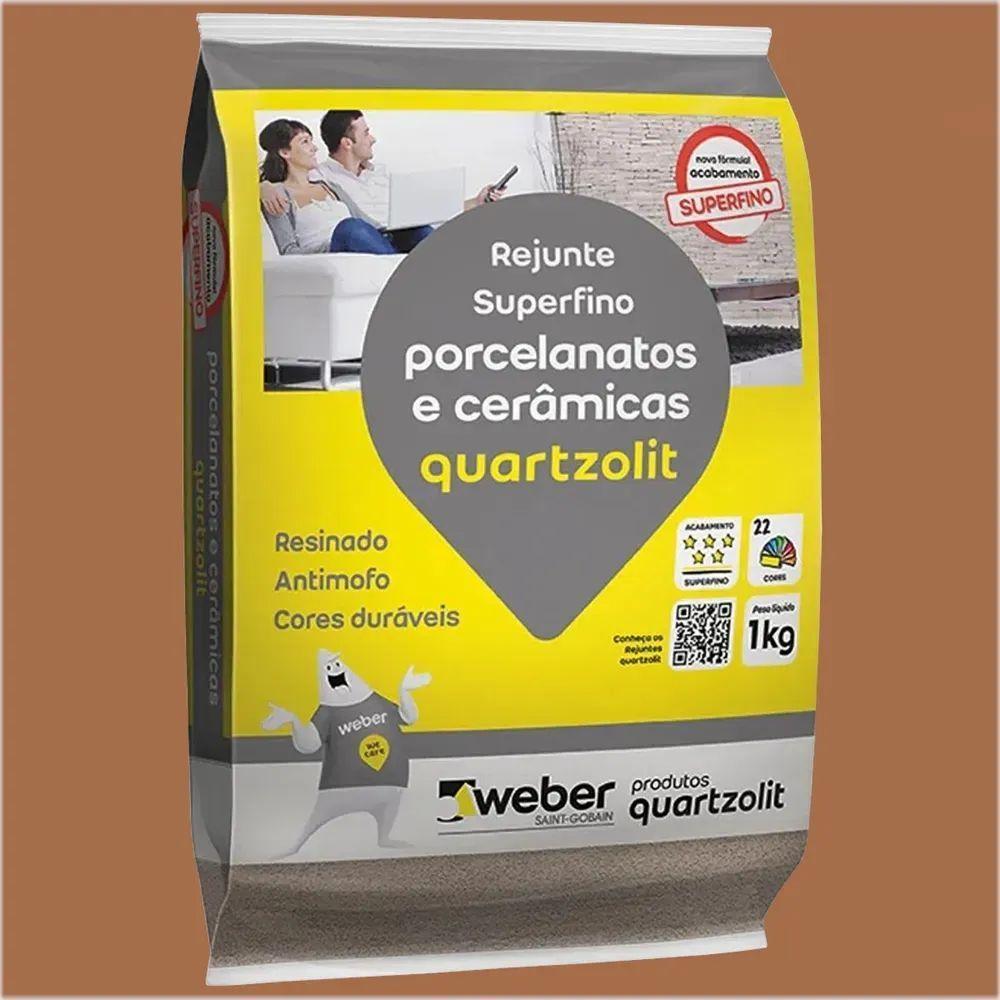 Rejunte Porcelanatos E Cerâmicas 1 Kilo Marrom Canela - 0110.00162.0015fd - Quartzolit - 2