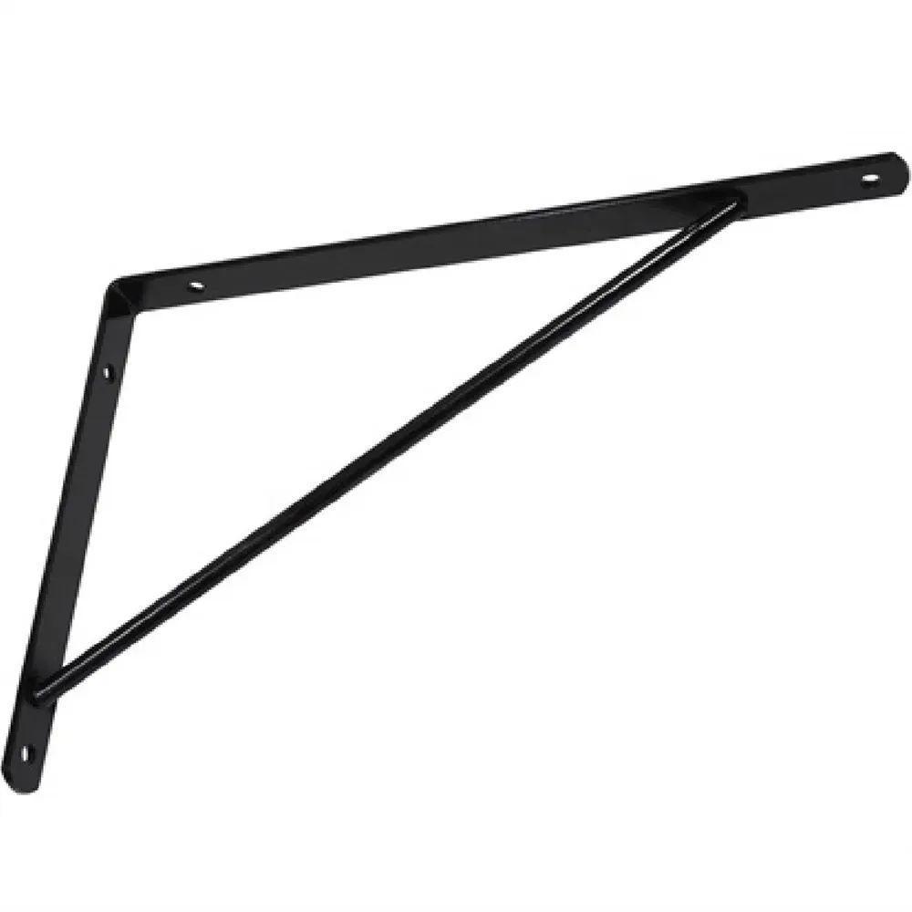 Suporte Leve 15cm Preto Com Parafuso - 7361501 - Nova Zamar - 1