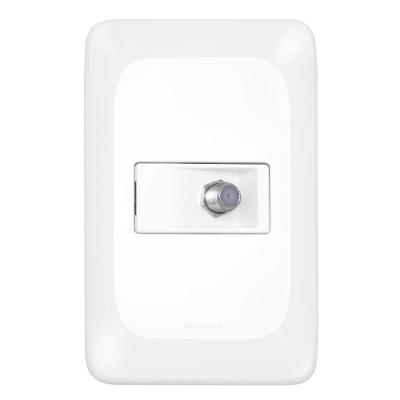 Tomada Antena De Tv Tipo F 4x2 - Lgx060 - Pial Tomada Antena De Tv Tipo F 4x2 Pial Pop - Lgx060 - Pial