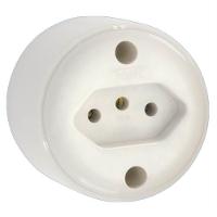 Tomada 2p+t Padrão 20a - 1424 - Fame Tomada 2p+t 20a Padrao Ref.1424 Fame - 1