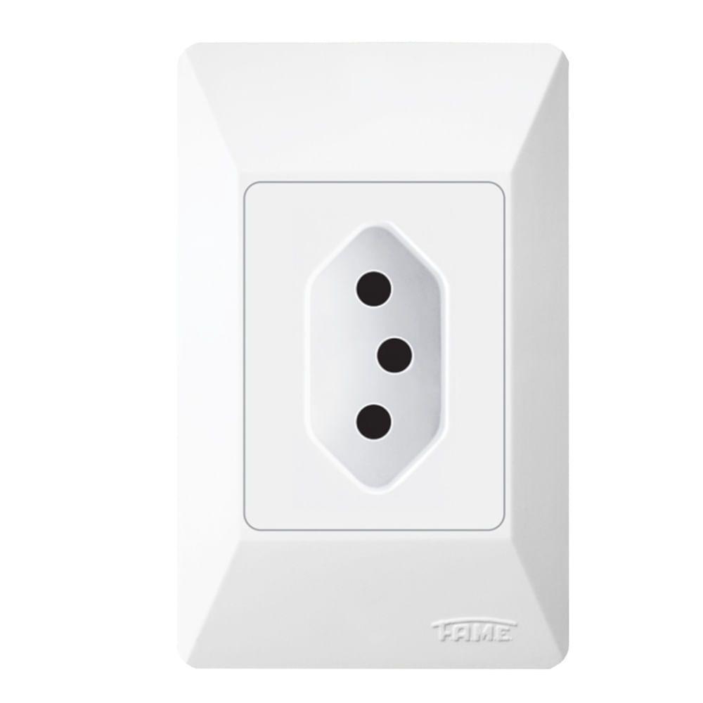 Tomada 20a 250 Volts Externo - 1406 - Fame Tomada 20a-250v Externo - 1406 - Fame - 1