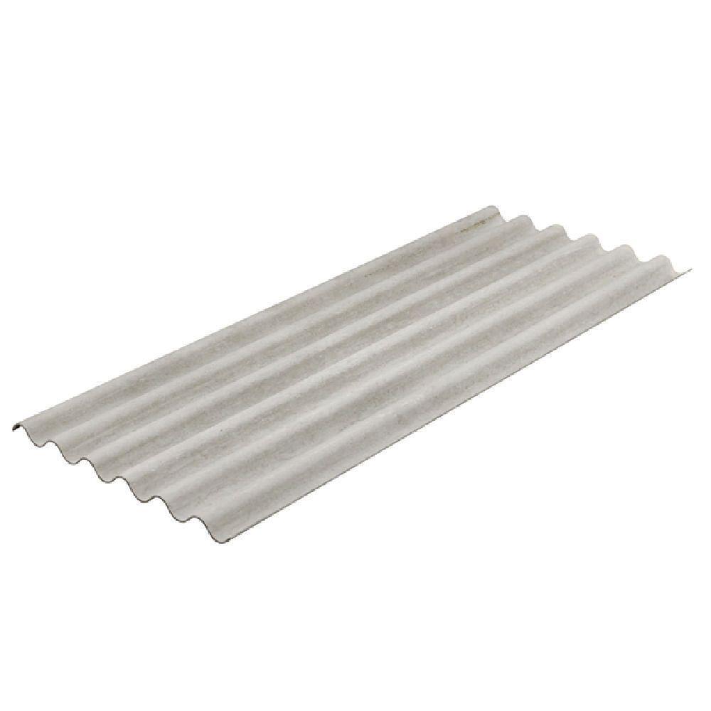 Telha Fibrocimento Ondulada 366x110cm 6mm Cinza - 220163665 - Brasilit - 3