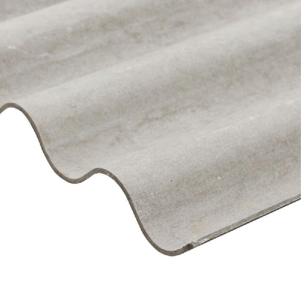 Telha Fibrocimento Ondulada 366x110cm 6mm Cinza - 220163665 - Brasilit - 5