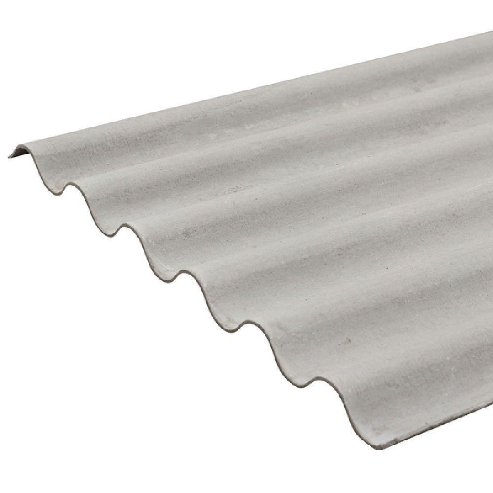 Telha Fibrocimento Ondulada 5mm 2,44 X 1,10 Metros - 222152445 - Brasilit - 3