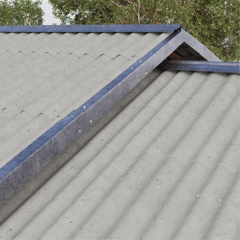 Telha De Fibrocimento Ondulada 6 Mm 2,13 X 1,10 Metros - 220162135 - Brasilit Telha Ondulada 6mm 2,13x1,10m Crfs - 5