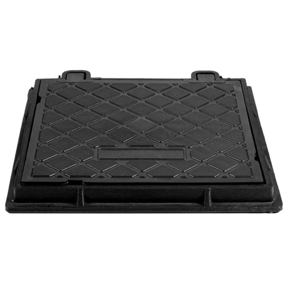 Tampão Articulado Preto Reforçado 30 X 30 Cm - 1642 - Estrela - 2