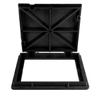 Tampão Articulado Preto Reforçado 30 X 30 Cm - 1642 - Estrela - 1