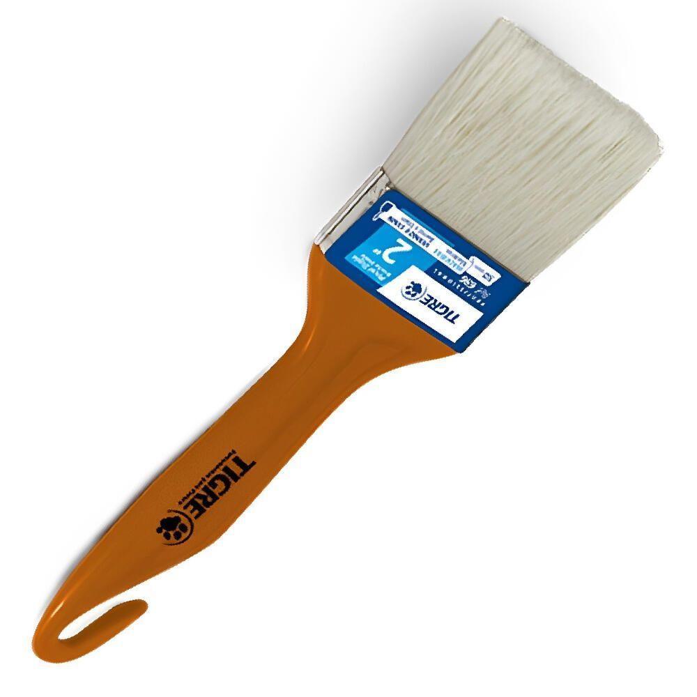 Trincha 2"" Média Cerda Branca - 60696008 - Pinceis Tigres Trincha 2" Media Cerda Branca - 60696008 - Pinceis Tigres - 1