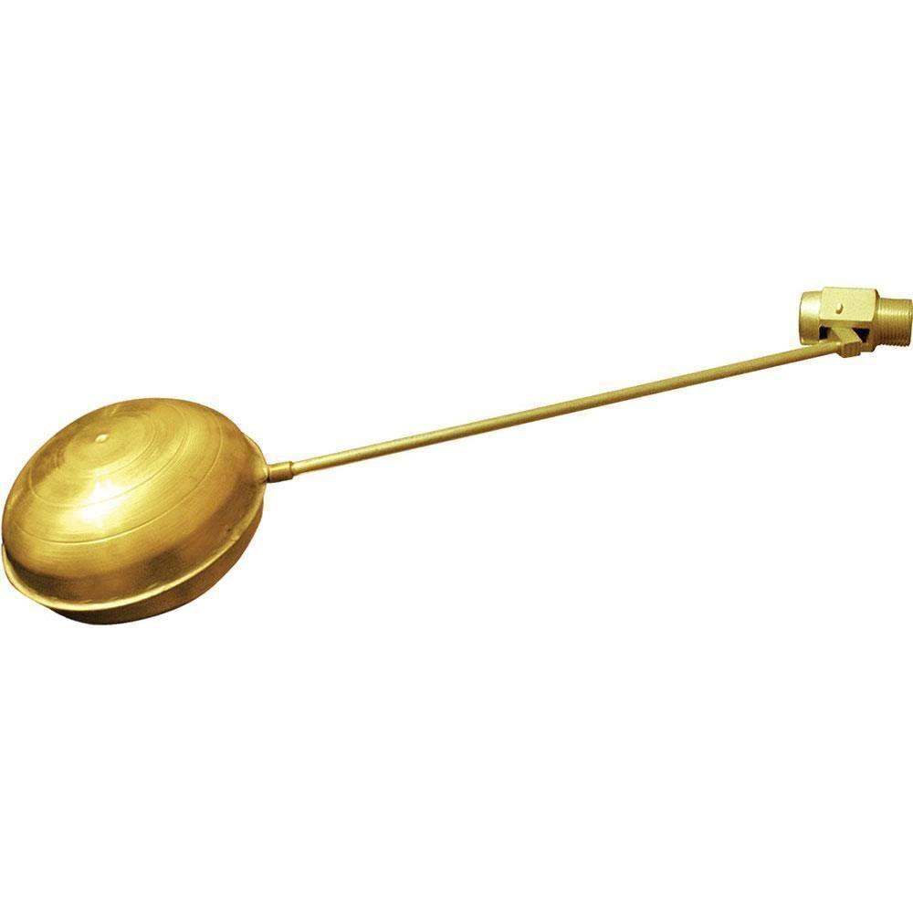 Torneira De Bóia Em Latão Com Balão Latão 1"" - 11352l - Garden Torneira Boia Latao 1" 11352l Garden - 1