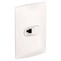 Tomada Telefone Rj11 2 Fio 4x2 Branco Nereya - 663172 - Pial-plus Tomada Tel Rj11 2fio 4x2 Br Nereya Pial - 1