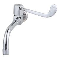 Torneira Clínica De Parede 22cm 1-4 De Volta - 0400-9 - Rieti Torneira Clínica De Parede 22cm 1-4 - 0400-9 - Rieti - 1