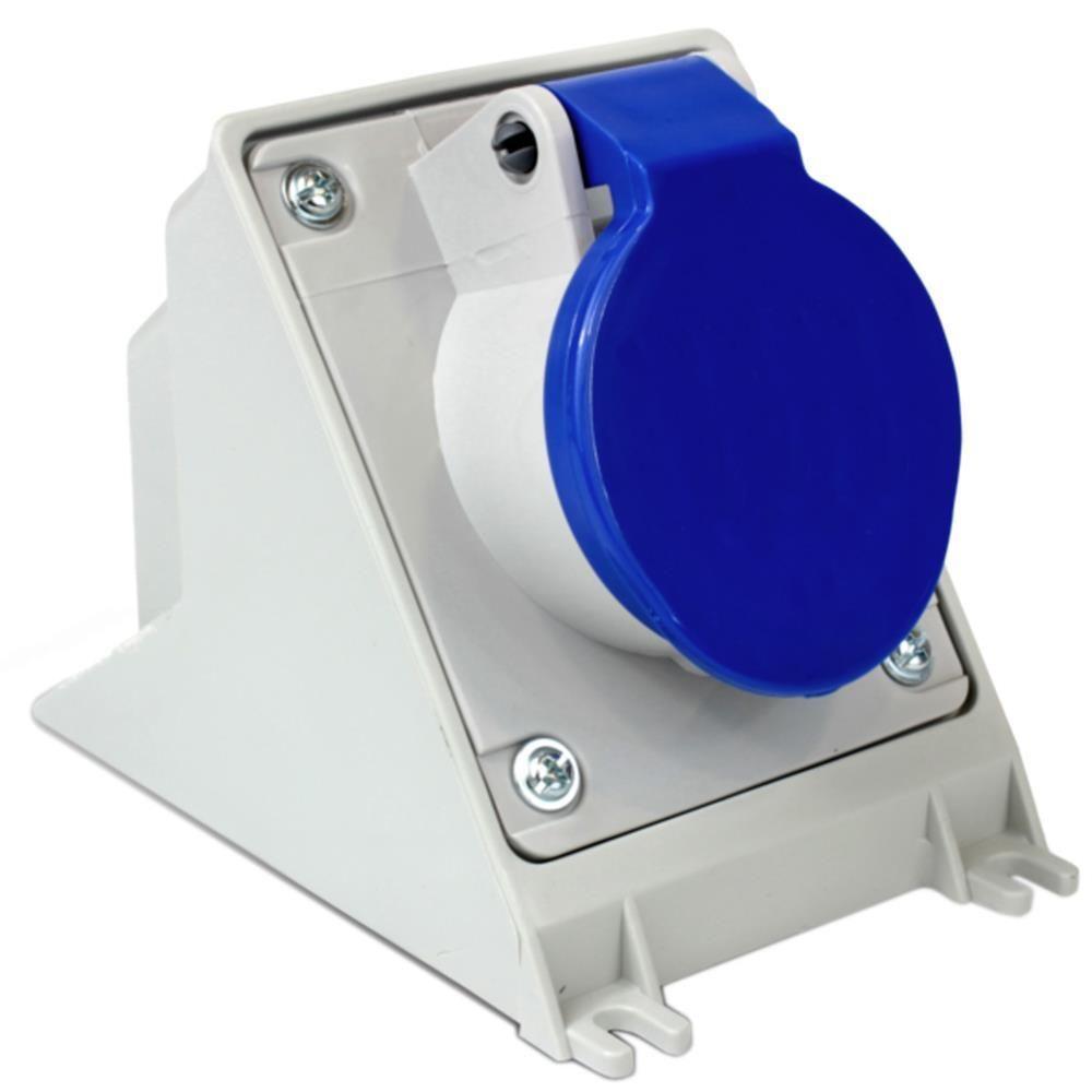 Tomada De Sobrepor 2p+t 16a 100-130v - N3004 - Steck Tom Sobrep 2p+t16a 100-130v 4h N-3004 Steck - 1