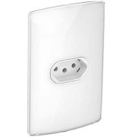 Tomada 2p+t 10 Ampères 250 Volts Nereya - 663185 - Pial Tomada 2p+t 4x2 Id 10a Ny Sg Gl Nereya - 1