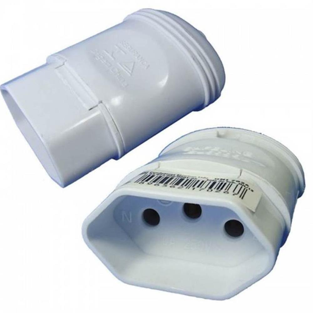 Tomada Desmontável 2p+t - 7026 - Key West Tomada Desmontavel 2pinos-1terra Key We 7026 - 1