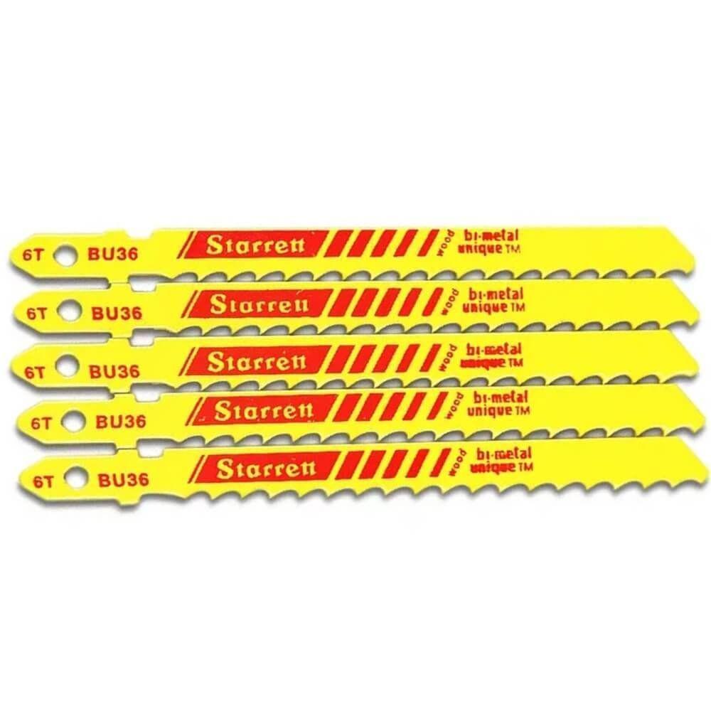 Serra Tico-tico Bi-metal 75mm 6 Dentes - Bu36 - Starrett Serra Tico-tico Bi-metal 75mm 6d Starret Bu36 - 1