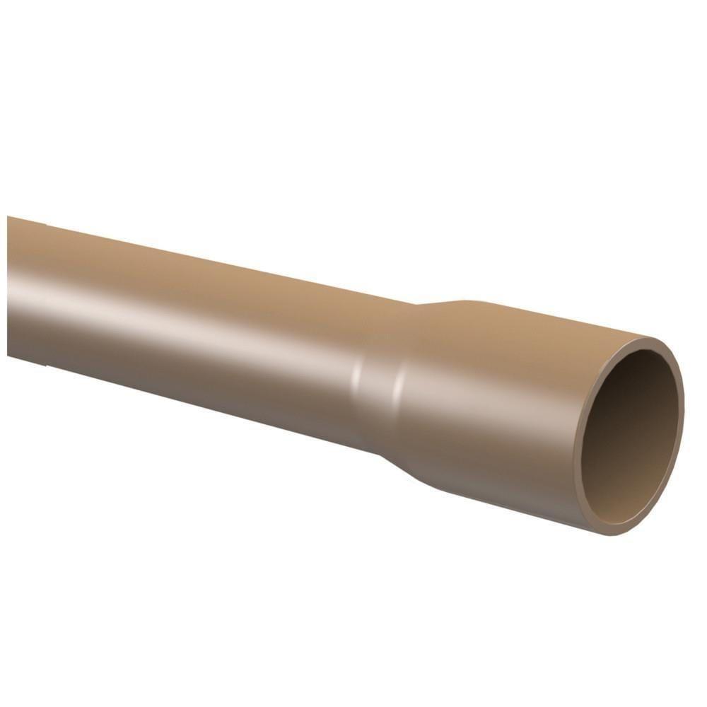 Tubo De Pvc Soldável Marrom 3-4"" 25mm 3 Metros - 10.12.178.7 - Tigre Tubo Soldavel 25mmx3m Marrom - 1