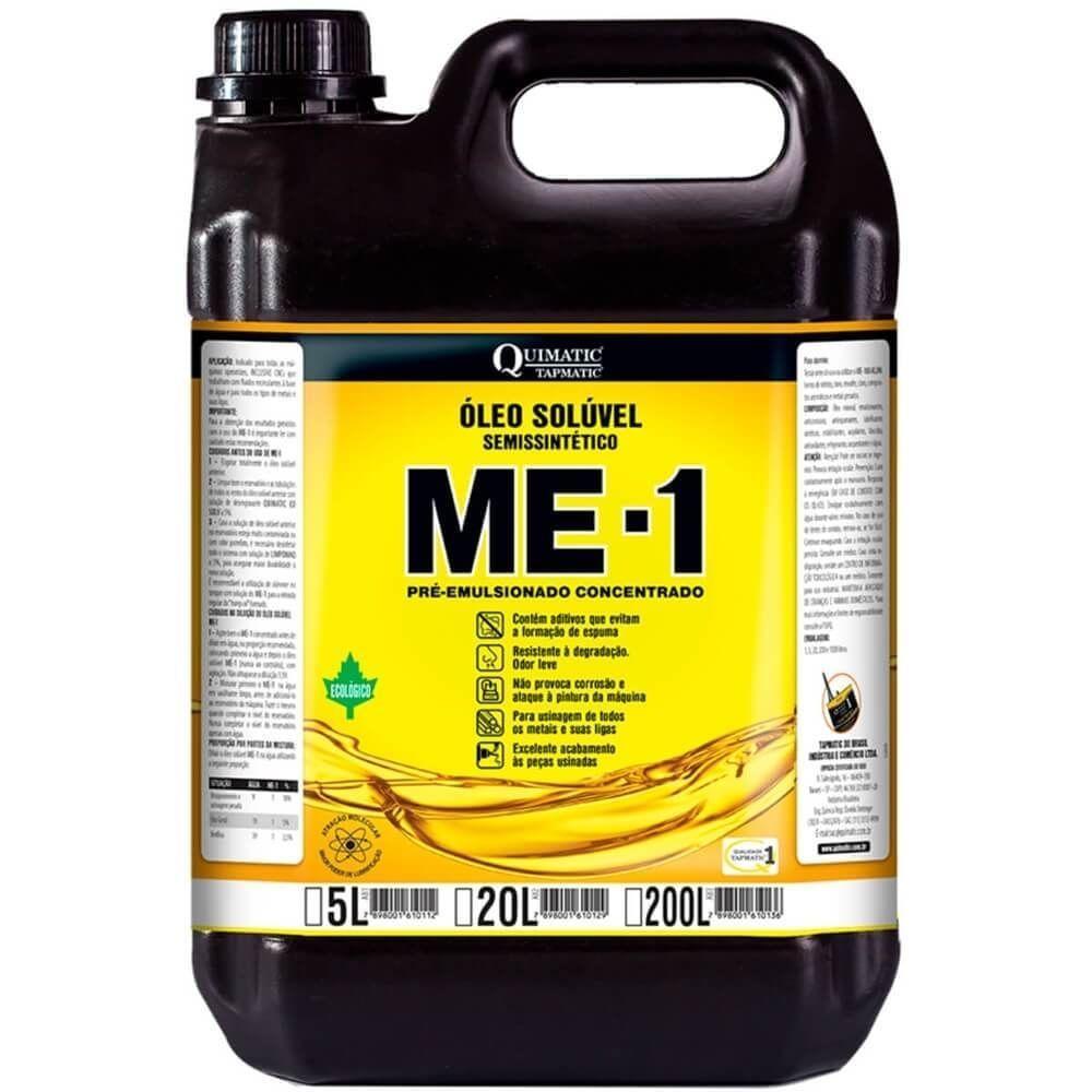 Óleo Solúvel Para Usinagem Semissintético Ecológico Me 1 5 Litros - Ab1 - Tapmatic Oleo Soluvel Me-i 5l Ab1 Tapmatic - 1