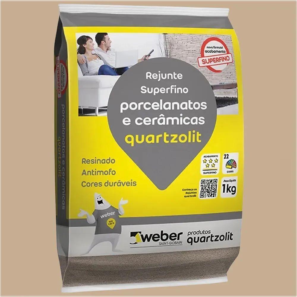 Rejunte Porcelanatos E Cerâmicas 1 Kilo Cortiça - 0110.00146.0015fd - Quartzolit - 2
