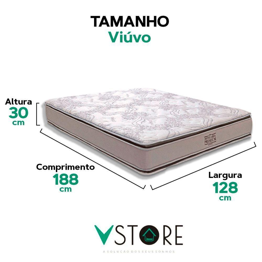 Colchão Four Season Molas Ensacadas Viúva V-store 128x188x30 - 3