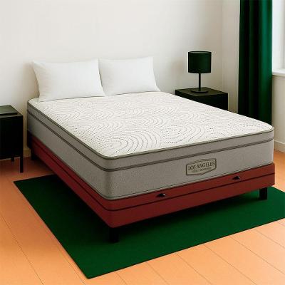 Cama Box Baú Viúvo E Colchão Los Angeles Molas V-store Cor:marrom