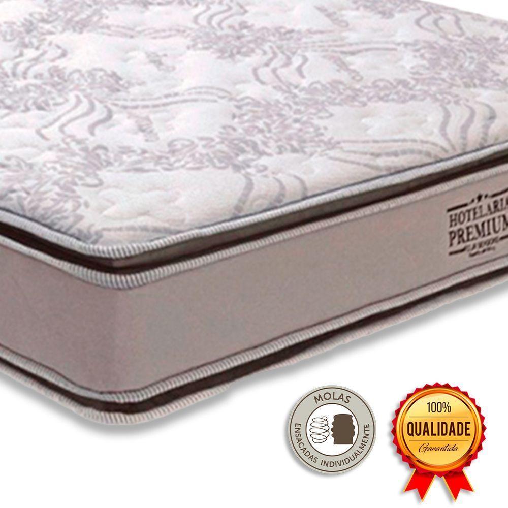 Cama Box E Colchão Four Season Molas V-store 78x188x30 Cor:preto - 4