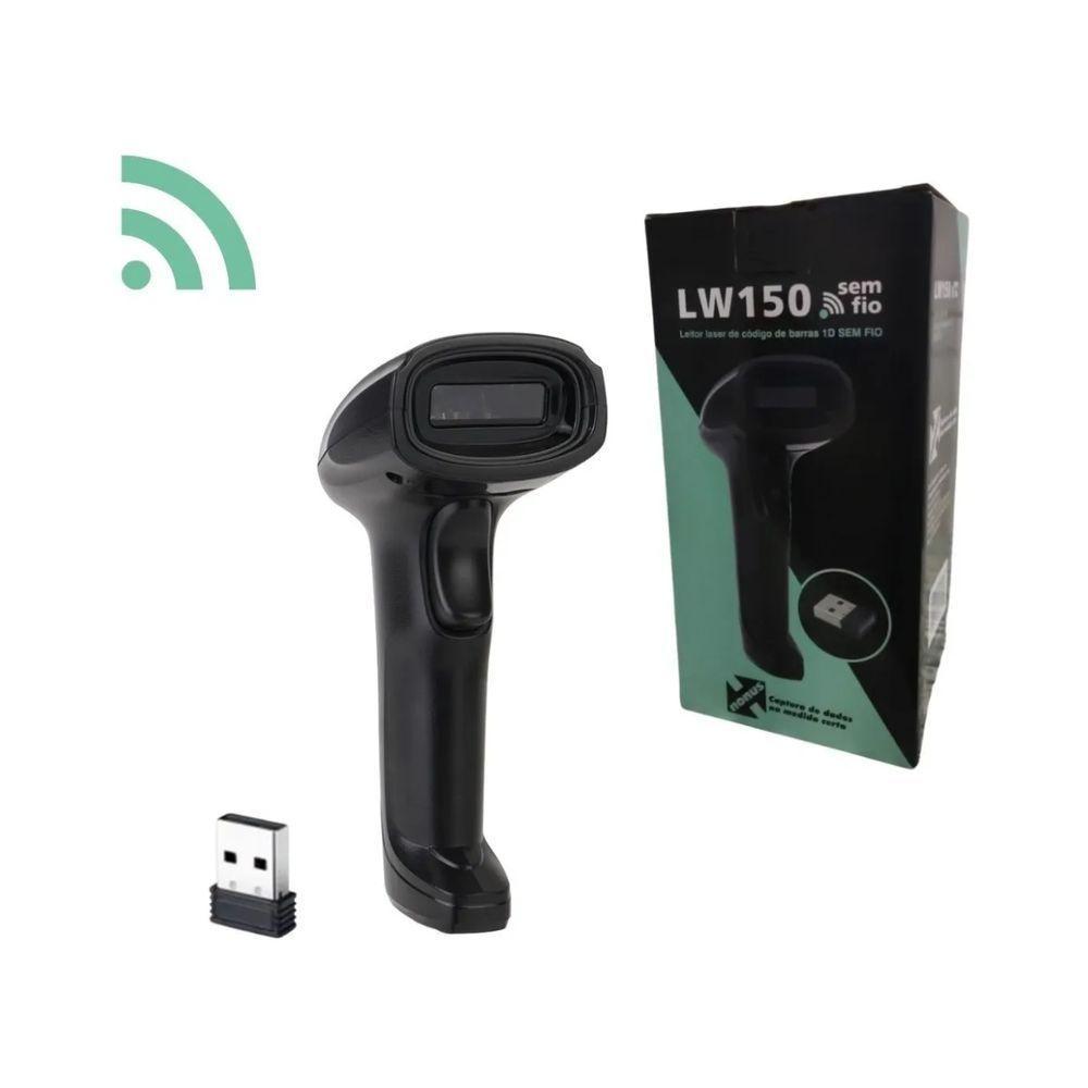 Leitor De Código De Barras Lw150 Sem Fio Nonus - 1