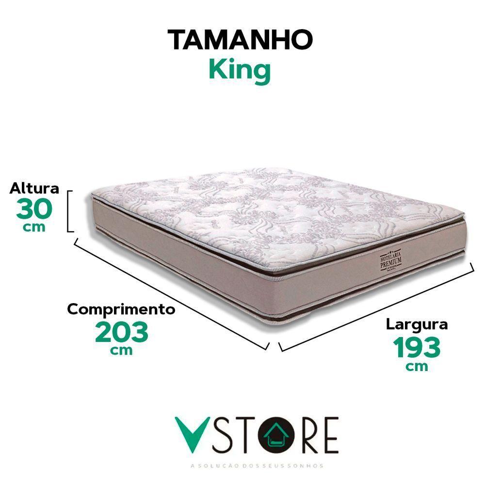 Colchão Four Season Molas Ensacadas King V-store 193x203x30 - 3