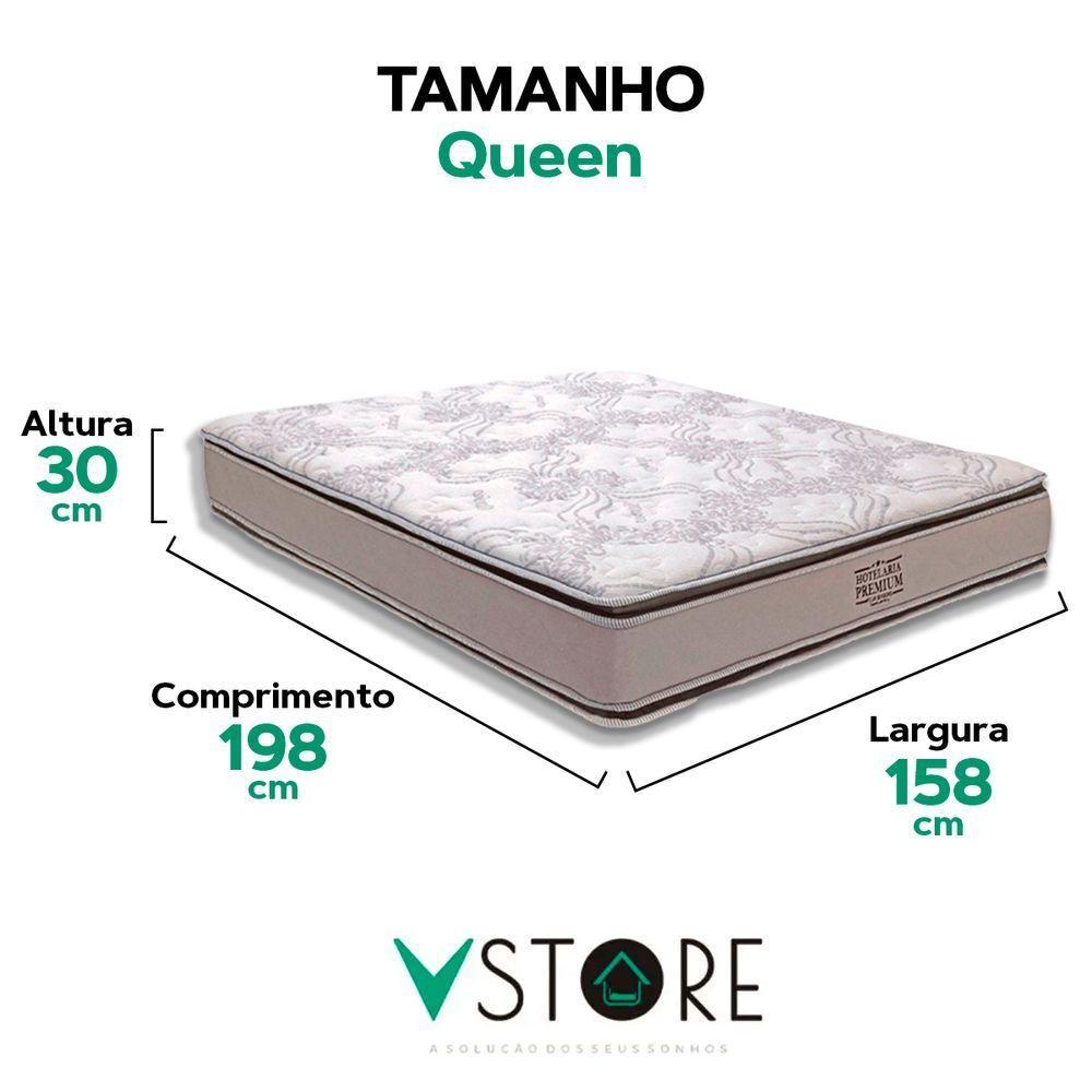 Colchão Four Season Molas Ensacadas Queen V-store 158x198x30 - 3