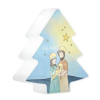 Luz Natalina Mágica: Luminária Presépio E árvore Para Encantar Seu Natal