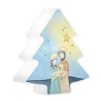 Luz Natalina Mágica: Luminária Presépio E árvore Para Encantar Seu Natal - 1