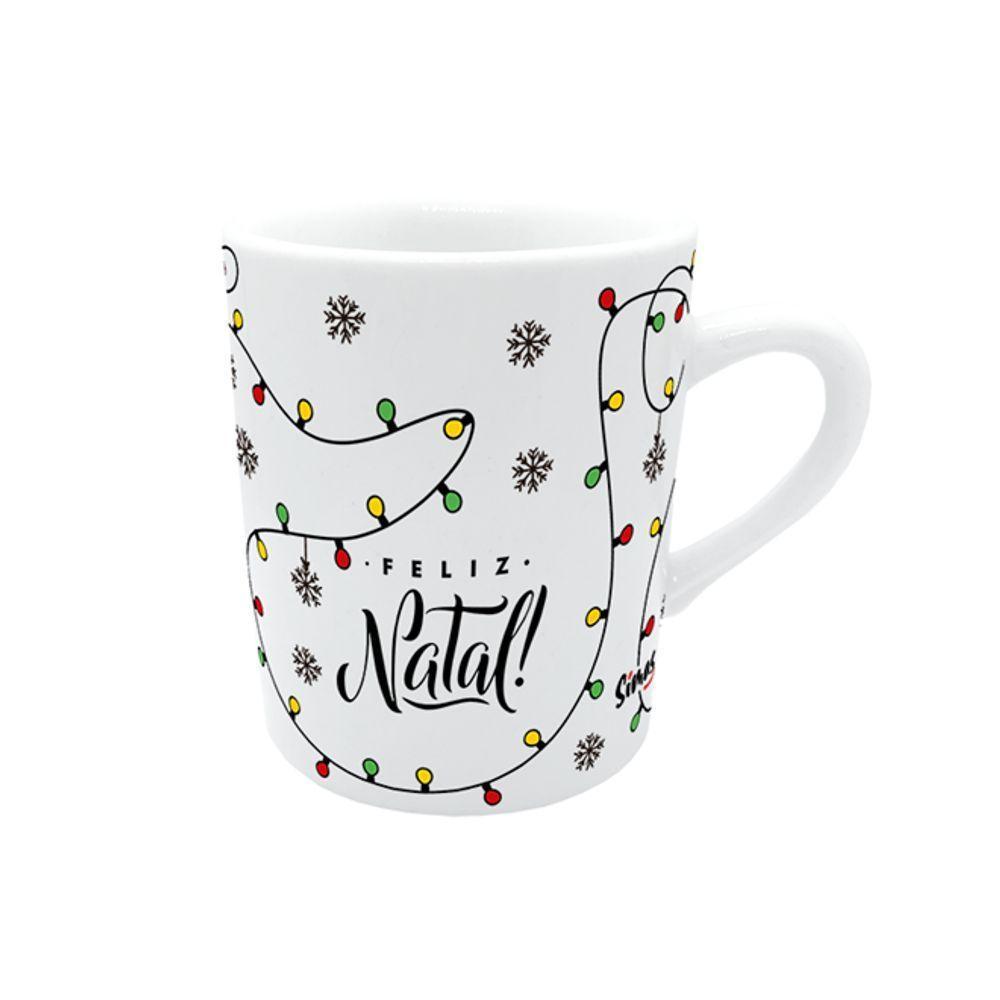 Caneca Natalina De Porcelana Com Coador Rena - Encanto E Sabor Nas Festas! - 2