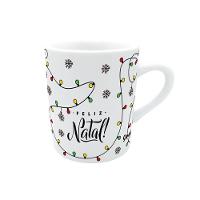 Caneca Natalina De Porcelana Com Coador Rena - Encanto E Sabor Nas Festas! - 2