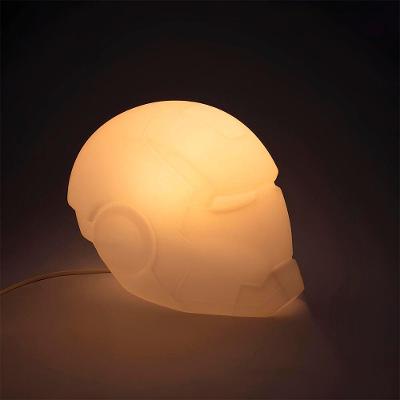 Luminária Capacete Iron Man: Ilumine Seu Espaço Com Poder E Estilo Marvel!