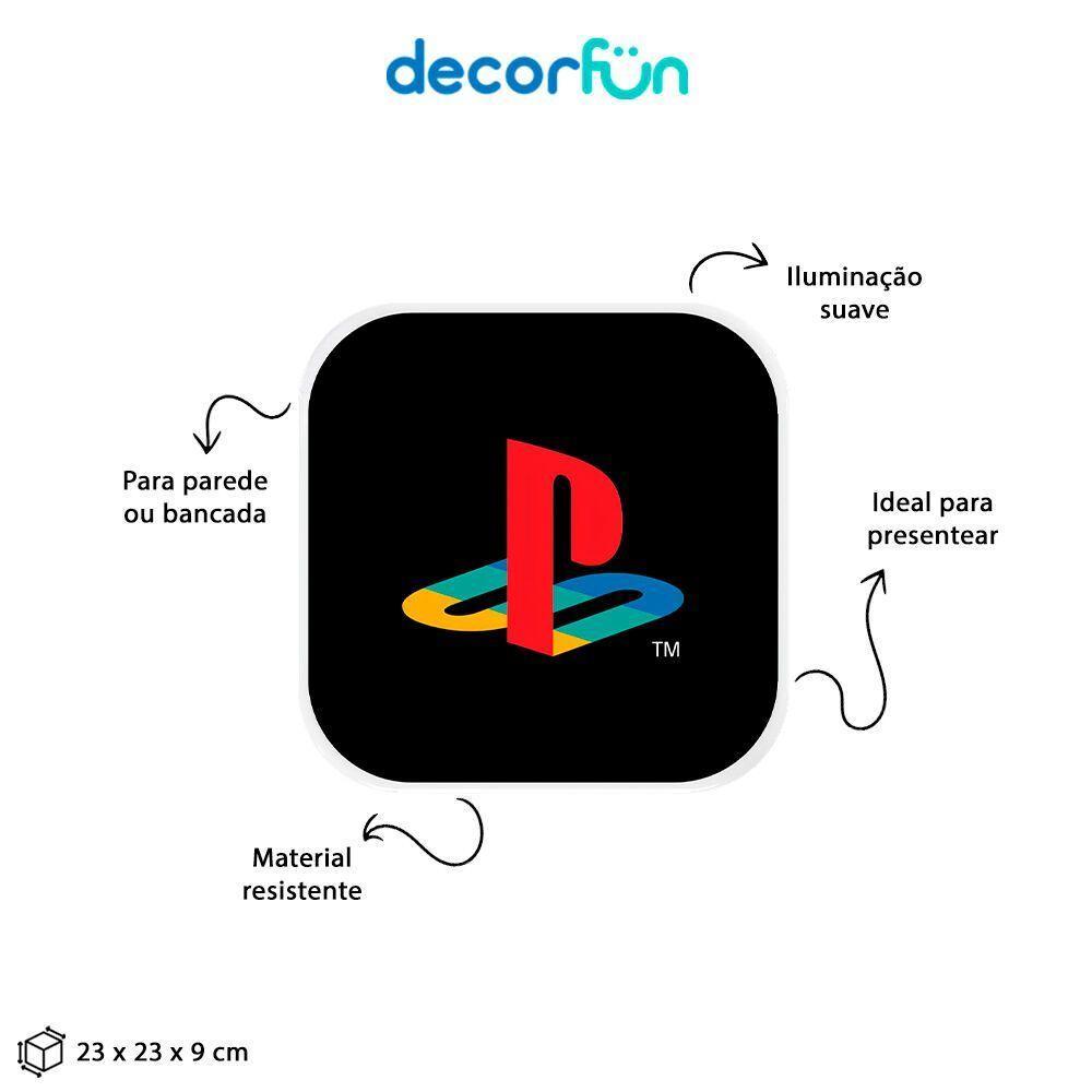 Luminária Gamer Playstation: Iluminação Estilosa Para Criar O Ambiente Perfeito! - 2