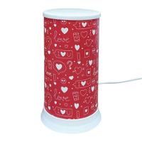 Ilumine Seu Amor: Luminária De Mesa Vermelha 'eu Te Amo Tudo' Para Momentos Especiais - 1