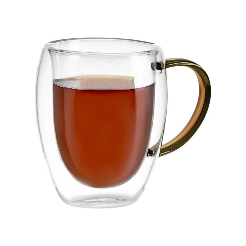 Xícara Flutuante Em Vidro Borossilicato Dupla Parede 350ml - Elegância E Funcionalidade - 3