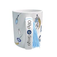 Caneca Criativa Com Pompom: Transforme Seu Estilo E Aprecie Cada Gole Com Charmosa Elegância - 4