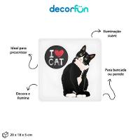 Luminária Usb Slim Brilho Dos Gatos - Elegância E Conforto Para Seu Lar! - 2