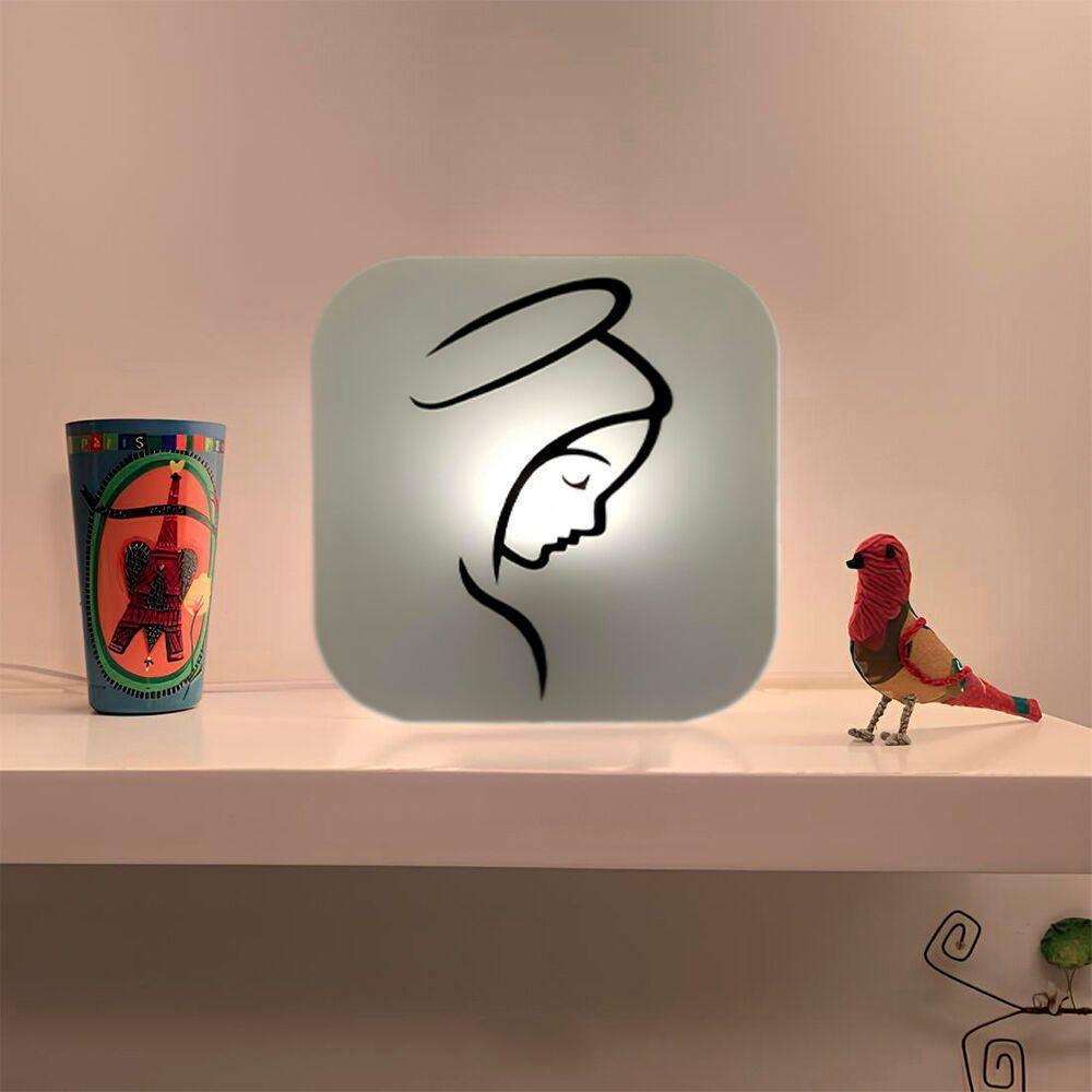 Luz Divina: Luminária Espiritual De Nossa Senhora Para Elegância E Serenidade - 6