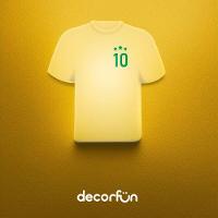 Luminária Futebol Camisa 10 Brasil: Ilumine Seu Amor Pelo Esporte Com Estilo! - 5