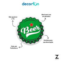 Luminária De Parede Letras De Cerveja - Estilo único Para Bar E Decoração Descontraída - 3