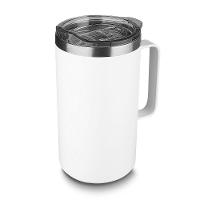 Caneca Térmica Elegante 750ml Com Tampa Isolante Para Bebidas Quentes E Frias - 3
