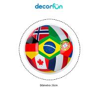 Ilumine O Mundo: Luminária De Parede Com Bandeiras Internacionais - 2