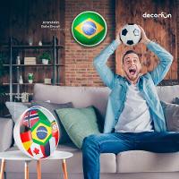 Luminária De Parede Bola Brasil: Elegância E Estilo Para Ambientes De Bar - 3