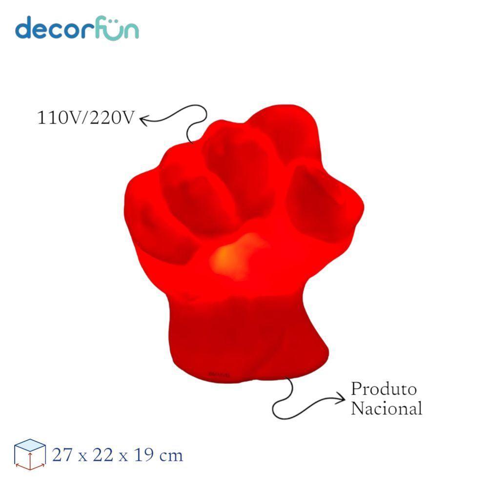 Luminária 3d Hulk Vermelho: A Força Da Marvel Na Sua Decoração! - 2