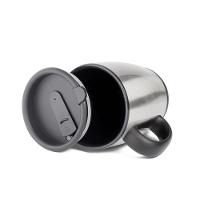 Caneca Térmica De Aço Inox 450ml Com Tampa Antivazamento – Elegância E Praticidade! - 2