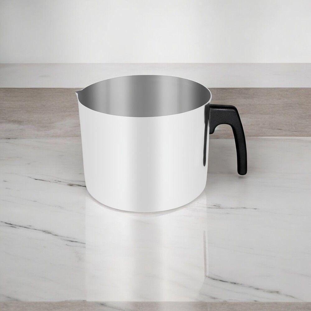 Caneca Ergonômica De Alumínio Polido 0,75l - Perfeita Para Bebidas Quentes! - 2