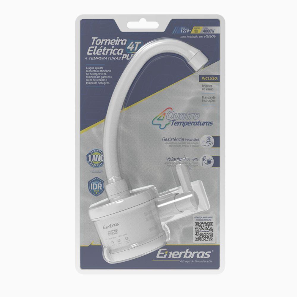Torneira Plus 4t Branco 5500w 220v Enerbras - 3